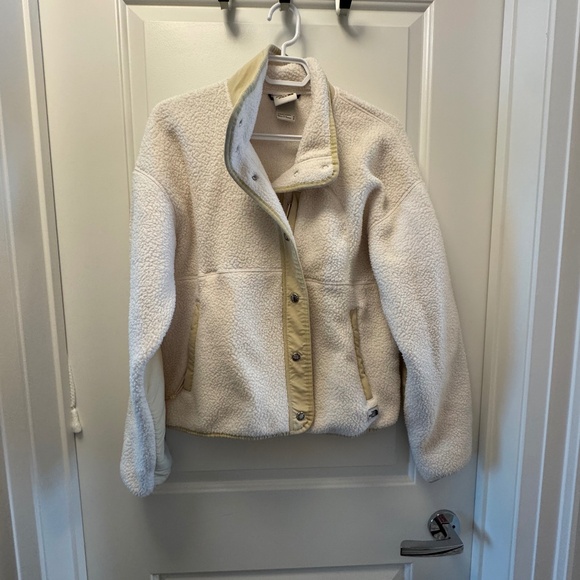 The North Face Jackets & Blazers - North face cream/beige button down fleece